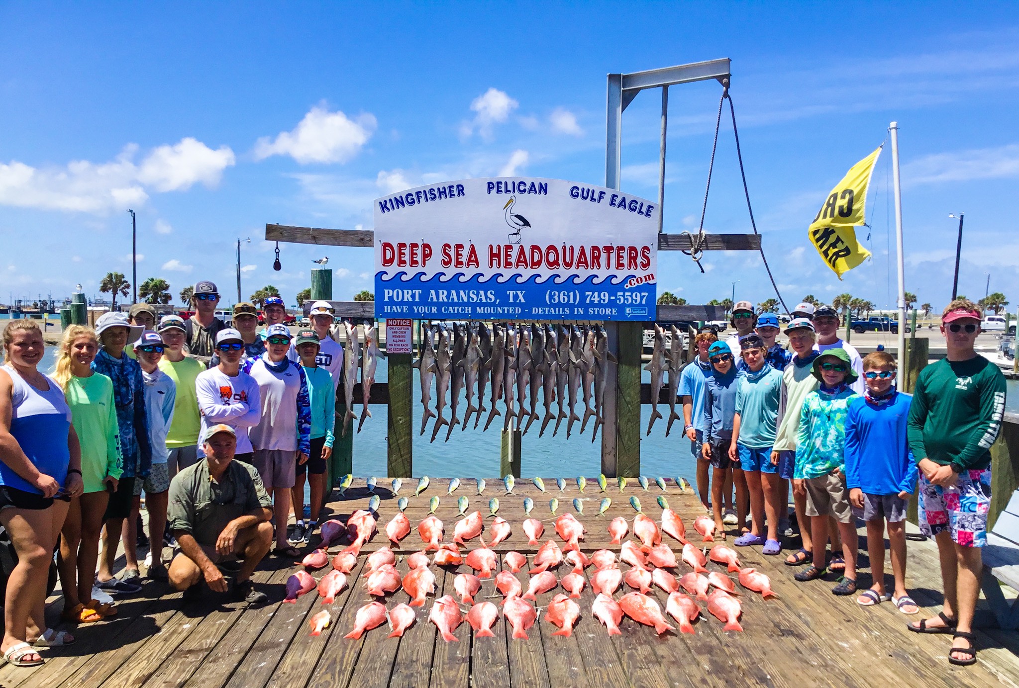 deep-sea-headquarters-kids-trip-texas-outdoor-camps group fishing charters port aransas private charters