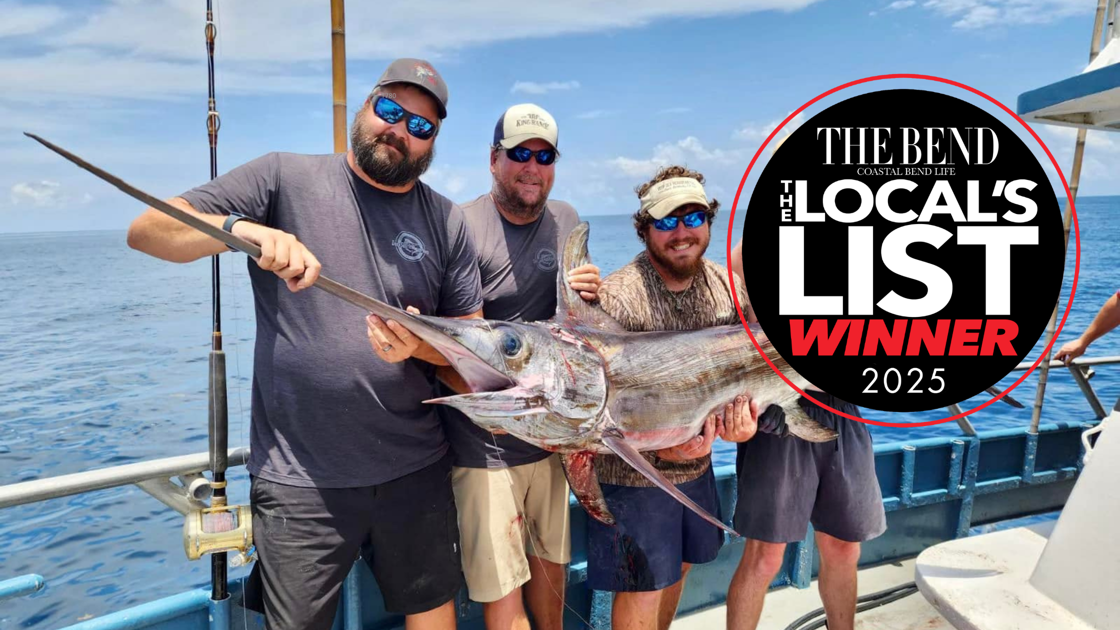 Deep Sea Headquarters crew and captains celebrate Best Fishing Charter award in Port Aransas Deep Sea Headquarters crew and captains celebrate Best Fishing Charter award in Port Aransas